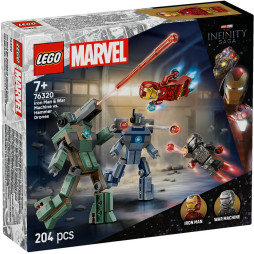 Конструктор LEGO Super Heroes Залізна людина та Бойова Машина проти Хаммер Дронів, 76320