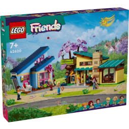 LEGO Конструктор Friends Родинні будинки Оллі й Пейслі, (42620)
