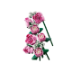 Конструктор LEGO Botanicals Букет рожевих троянд, 10374