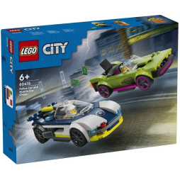 Конструктор LEGO City Переслідування маслкара на поліцейському автомобілі 213 деталі (60415)