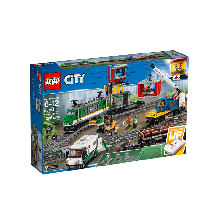 Конструктор LEGO City Вантажний потяг, 1226 деталей (60198)
