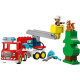 Конструктор LEGO DUPLO Town Пожежна машина зі шлангом і пожежником, 10473