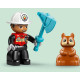 Конструктор LEGO DUPLO Town Пожежна машина зі шлангом і пожежником, 10473