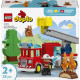 Конструктор LEGO DUPLO Town Пожежна машина зі шлангом і пожежником | KIOSK для МАМ