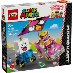 Конструктор LEGO Super Mario Mario Kart – Wario та King Boo, 72038