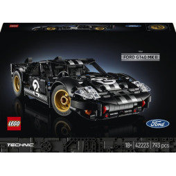 Конструктор LEGO Technic Автомобіль для перегонів Ford GT40 MKII 1966 року, 42223