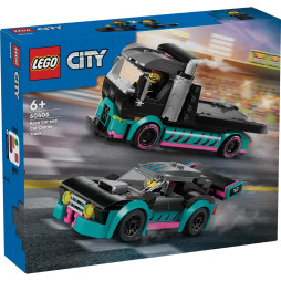 LEGO Конструктор City Автомобіль для перегонів й автовоз, 60406