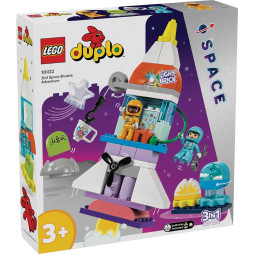 LEGO Конструктор DUPLO Town Пригоди на космічному шатлі 3в1, (10422)