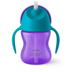 AVENT ЧАШКА З ТРУБОЧКОЮ 210МЛ, 9МІС+, ДЛЯ ДІВЧАТ