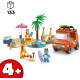 Конструктор LEGO Bluey Пляж і сімейна поїздка на автомобілі Блуї, 11202