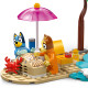 Конструктор LEGO Bluey Пляж і сімейна поїздка на автомобілі Блуї, 11202