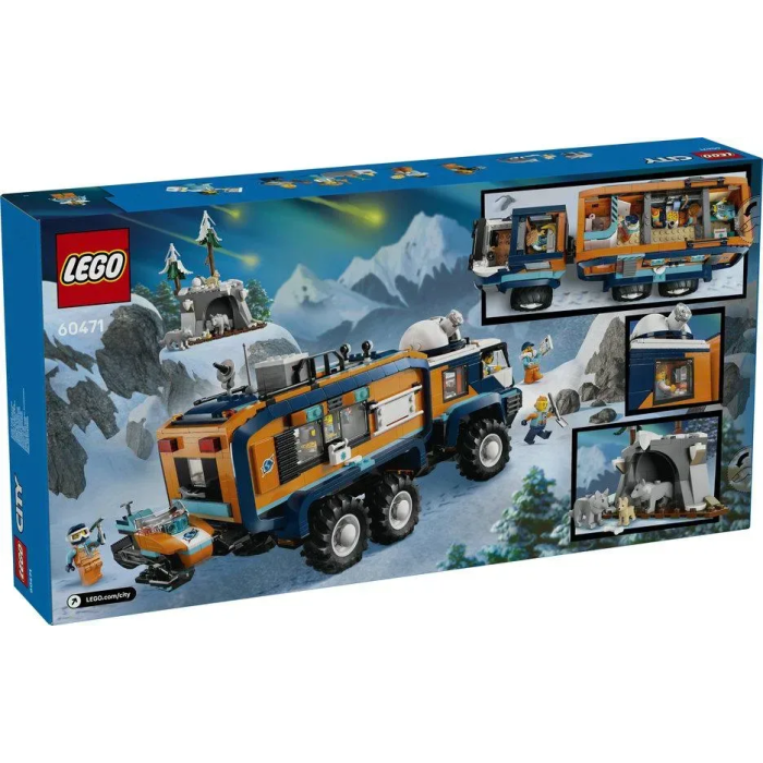 Конструктор LEGO City Арктична дослідницька вантажівка з науковою лабораторією, 60471