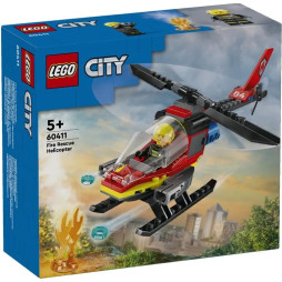 Конструктор LEGO City Пожежний рятувальний гелікоптер, 60411