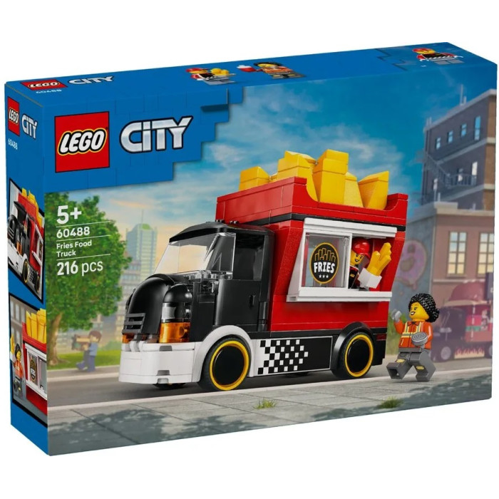 Конструктор LEGO City Вантажівка з картоплею фрі, 60488 | KIOSK для МАМ