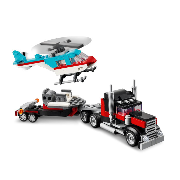 Конструктор LEGO Creator Бортова вантажівка з гелікоптером, 31146