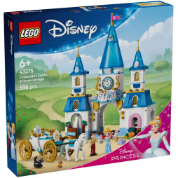 Конструктор LEGO Disney Princess Замок Попелюшки й карета, 43275