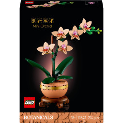 Конструктор LEGO Botanicals Міні орхідея, 10343