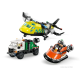 Конструктор LEGO City Ремікс літака, вантажівки та судна на повітряній подушці, 60505-