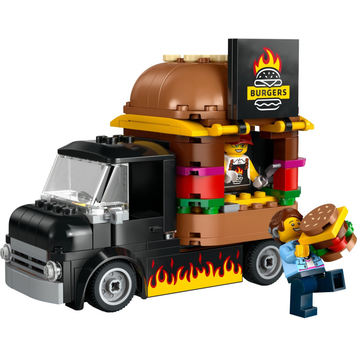 Конструктор LEGO City Вантажівка з гамбургерами, 60404