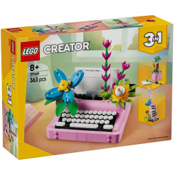 Конструктор LEGO Creator Друкарська машинка з квітами, 31169