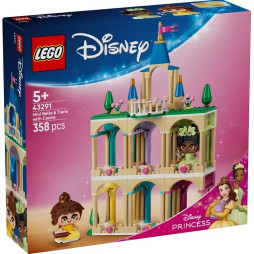 Конструктор LEGO Disney Princess Мініпринцеси Бель і Тіана з замком, 43291