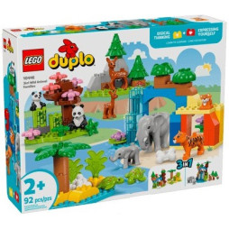 Конструктор LEGO DUPLO Town Сімейства диких тварин 3-в-1, 10446