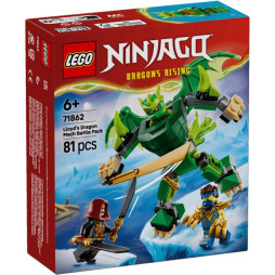 Конструктор LEGO Ninjago Бойовий набір робота Дракона Ллойда, 71862