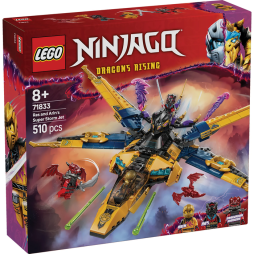 Конструктор LEGO Ninjago Суперштормовий реактивний літак Рас та Арін, 71833