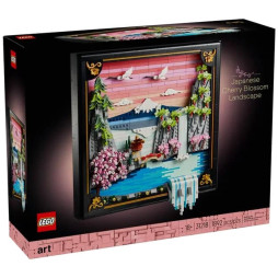 Конструктор LEGO ART Японський пейзаж із цвітом сакурі, 31218
