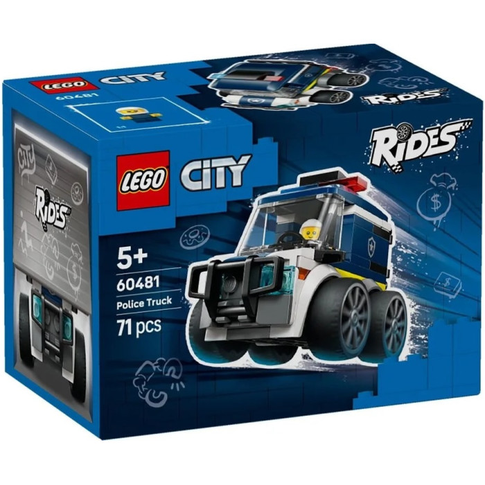 Конструктор LEGO City Автівки — Поліцейська вантажівка, 60481 | KIOSK для МАМ
