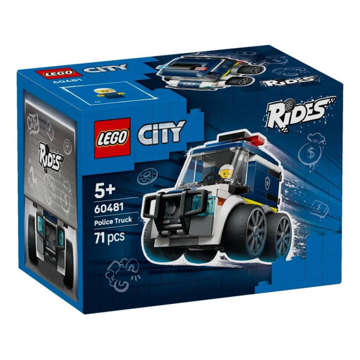 Конструктор LEGO City Автівки — Поліцейська вантажівка, 60481