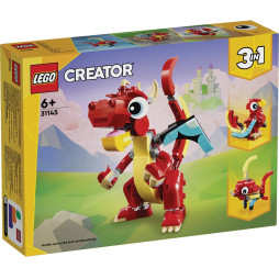 Конструктор LEGO Creator Червоний Дракон 149 деталі (31145)