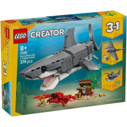 Конструктор LEGO Creator Люта акула зі скринею скарбів, 31381