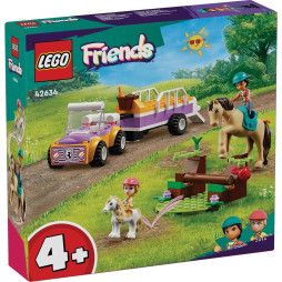 Конструктор LEGO Friends Причіп для коня й поні 105 деталі (42634)