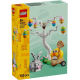Конструктор LEGO Iconic Великодній кролик і полювання на курячі яйця, 40808