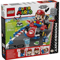 Конструктор LEGO Super Mario Mario Kart – Interactive LEGO® Mario та Standard Kart, 72043