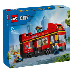 LEGO Конструктор City Червоний двоповерховий екскурсійний автобус, 60407