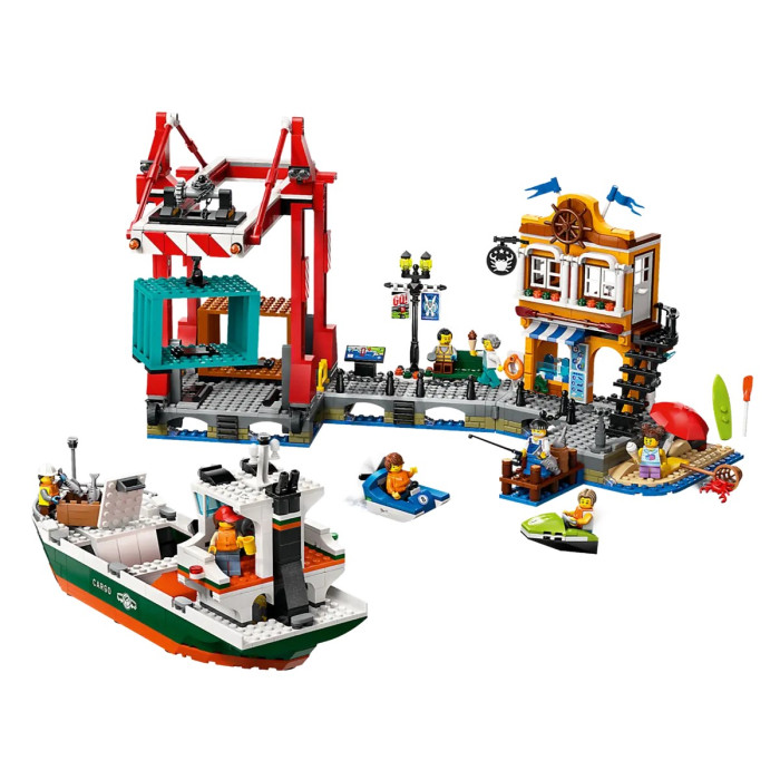 LEGO Конструктор City Морська гавань із вантажним судном, (60422)