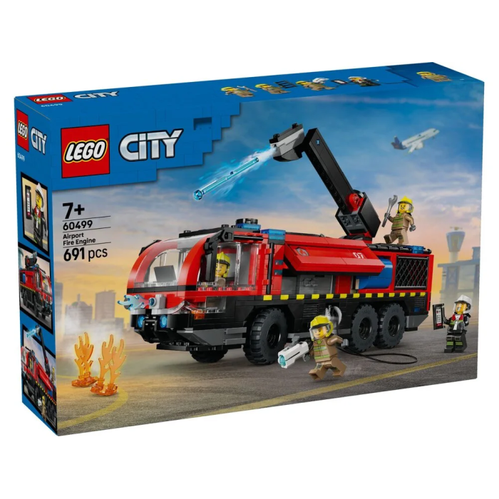 Конструктор LEGO City Пожежна вантажівка в аеропорту, 60499