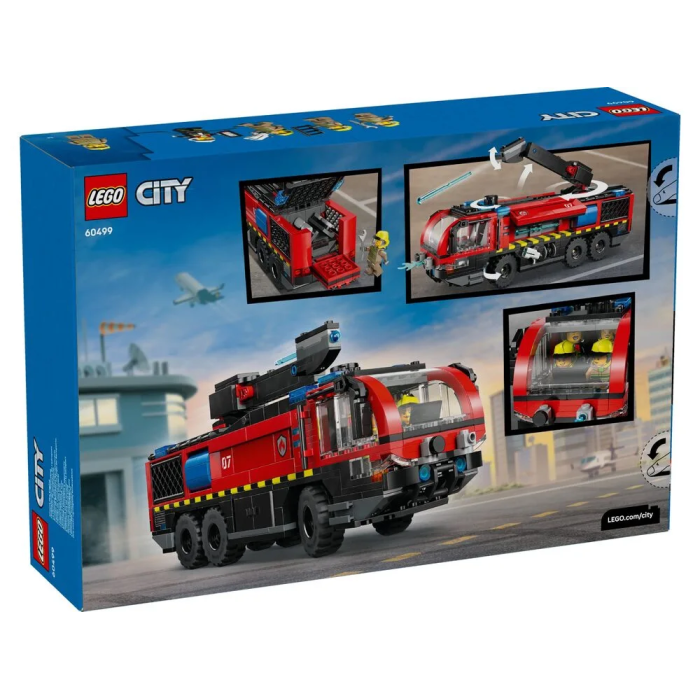 Конструктор LEGO City Пожежна вантажівка в аеропорту, 60499