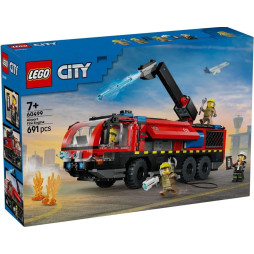Конструктор LEGO City Пожежна вантажівка в аеропорту, 60499