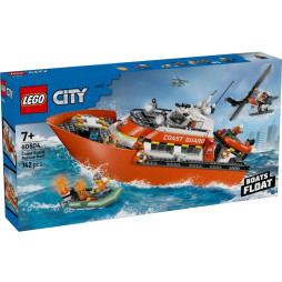 Конструктор LEGO City Рятувальний катер і гелікоптер берегової охорони, 60504