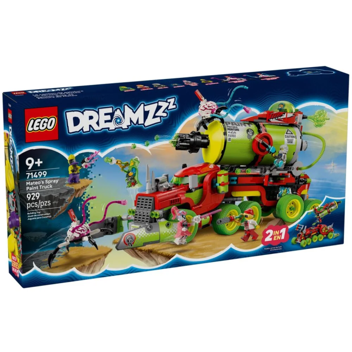 Конструктор LEGO Dreamzzz Вантажівка Матео з аерозольною фарбою, 71499