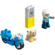 Конструктор LEGO DUPLO Поліцейський мотоцикл, 5 деталей (10967)