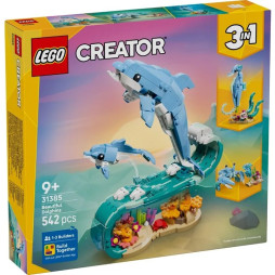 Конструктор LEGO Creator Морські тварини: красиві дельфіни, 31385