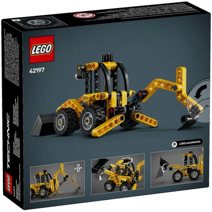 Конструктор LEGO Technic Екскаватор-навантажувач, 42197