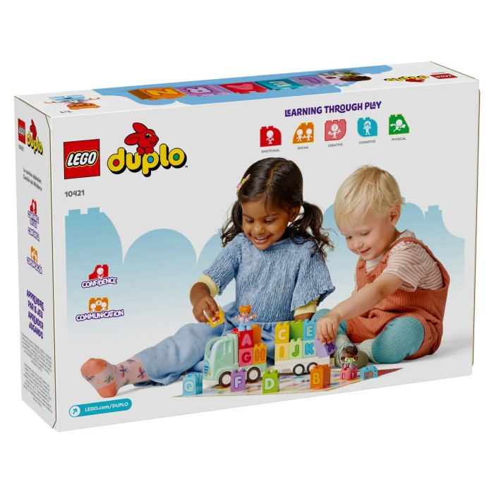 LEGO Конструктор DUPLO Town Вантажівка з абеткою, (10421)