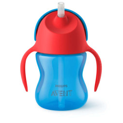AVENT ЧАШКА З ТРУБОЧКОЮ 210МЛ, 9МІС+, ДЛЯ ХЛОПЧИКІВ