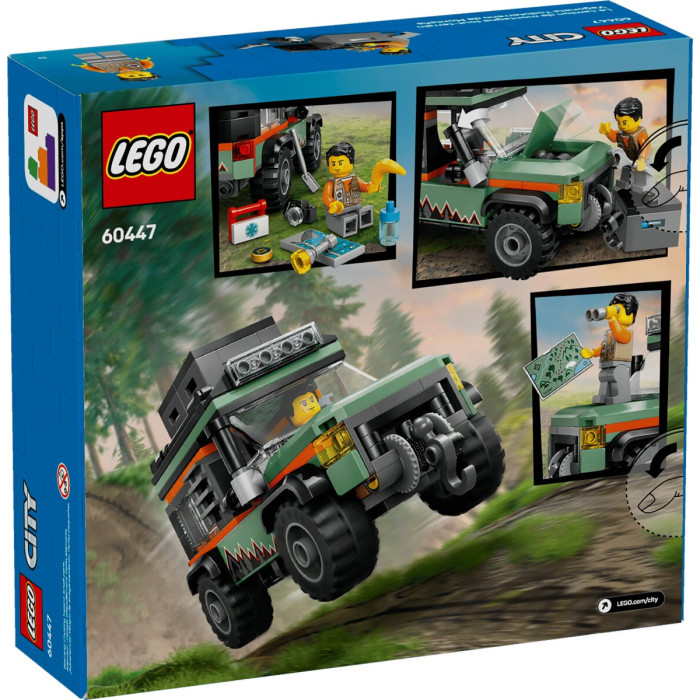 Конструктор LEGO City Позашляхова гірська вантажівка 4x4 | KIOSK для МАМ