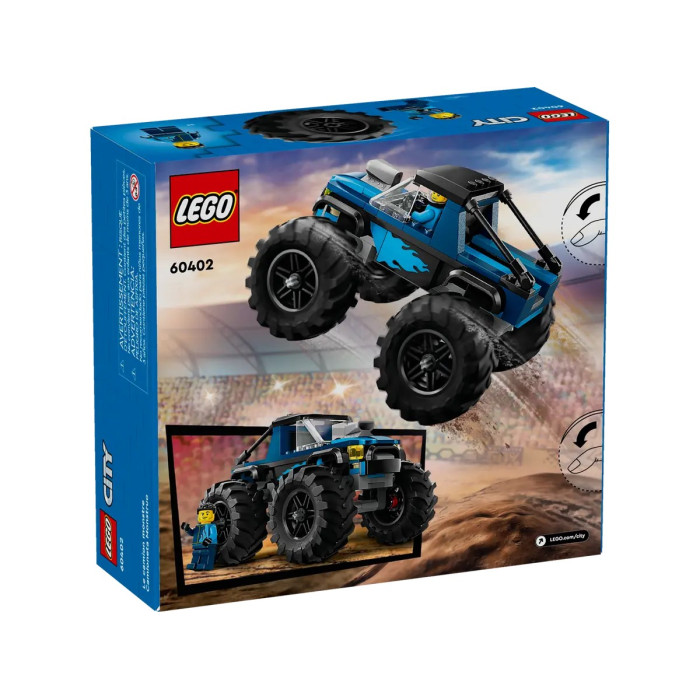 Конструктор LEGO City Синя вантажівка-монстр, 60402